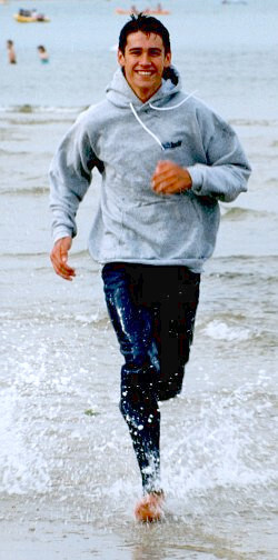 Beach running